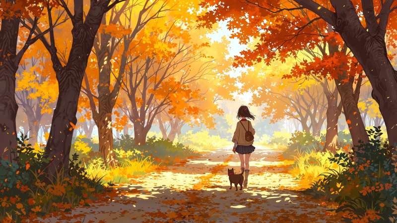 golden field wallpaper, picturesque landscape, rural landscape, background for desktop wallpaper (horizontal)