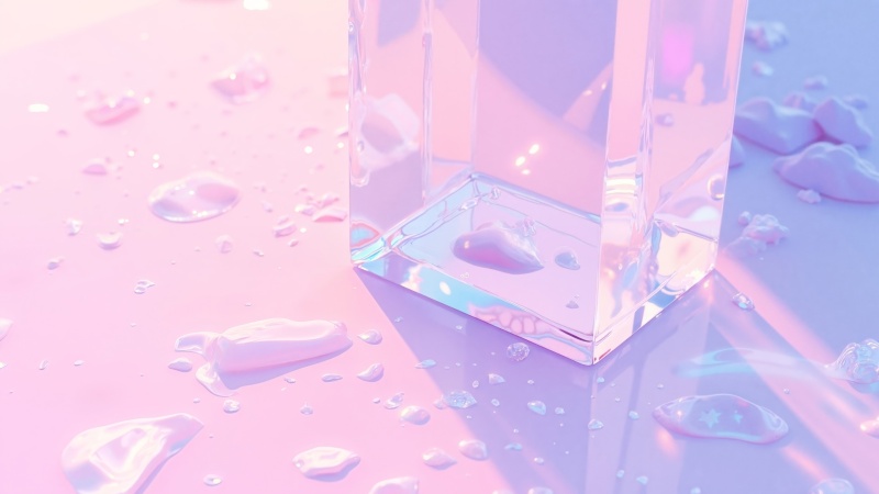 liquid glass wallpaper, digital interface, vibrant wallpapers, background for desktop wallpaper (horizontal)