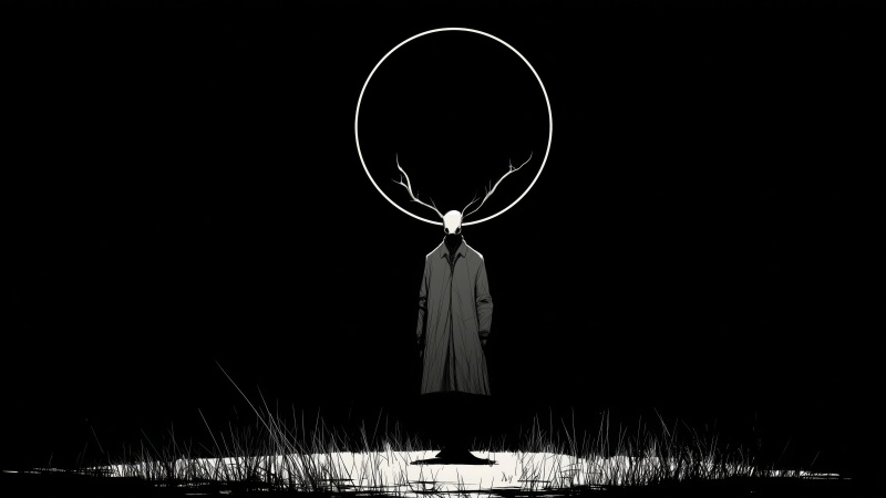 dark fantasy wallpaper, spooky art, supernatural themes, background for desktop wallpaper (horizontal)