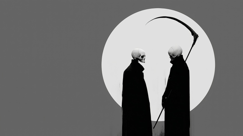 spooky images wallpaper, dark fantasy, supernatural art, background for desktop wallpaper (horizontal)