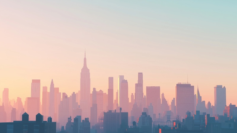 new york city wallpaper, skyline, cityscape, background for desktop wallpaper (horizontal)