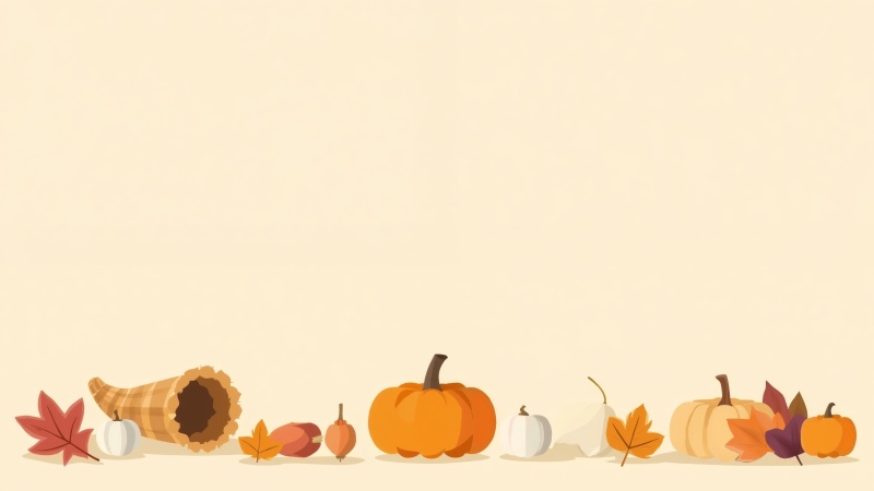 autumn illustrations wallpaper, thanksgiving graphics, autumn background, background for desktop wallpaper (horizontal)