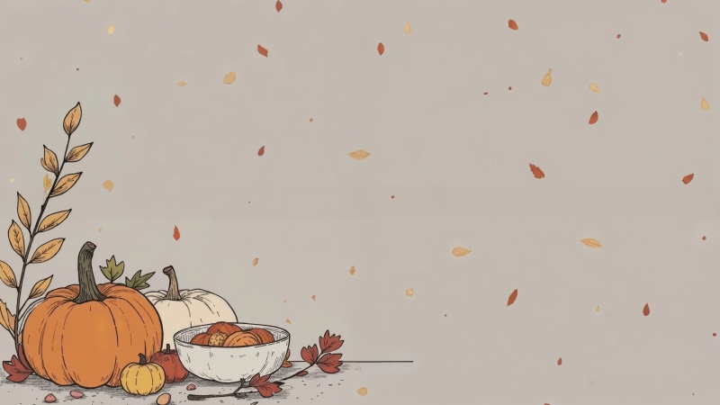 clip art wallpaper, holiday clipart, culinary clip art, background for desktop wallpaper (horizontal)