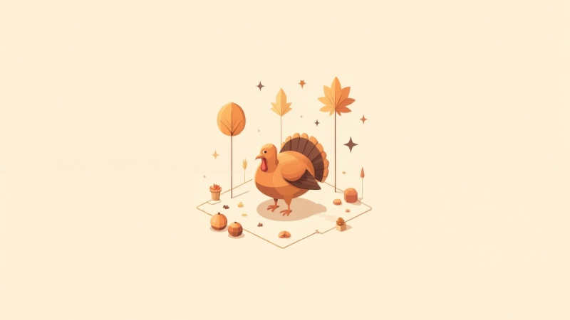 scrapbook wallpaper, fall decorations, turkey graphics, background for desktop wallpaper (horizontal)