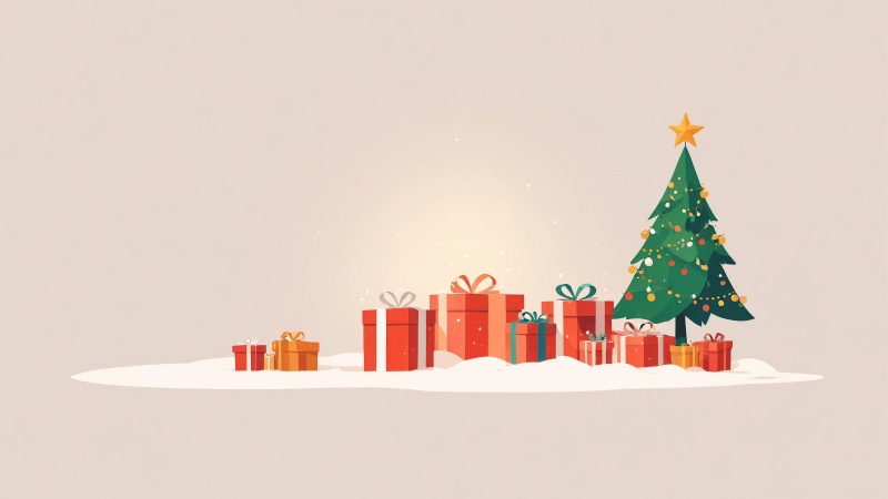 wrapping paper wallpaper, holiday gifts, holiday cheer, background for desktop wallpaper (horizontal)