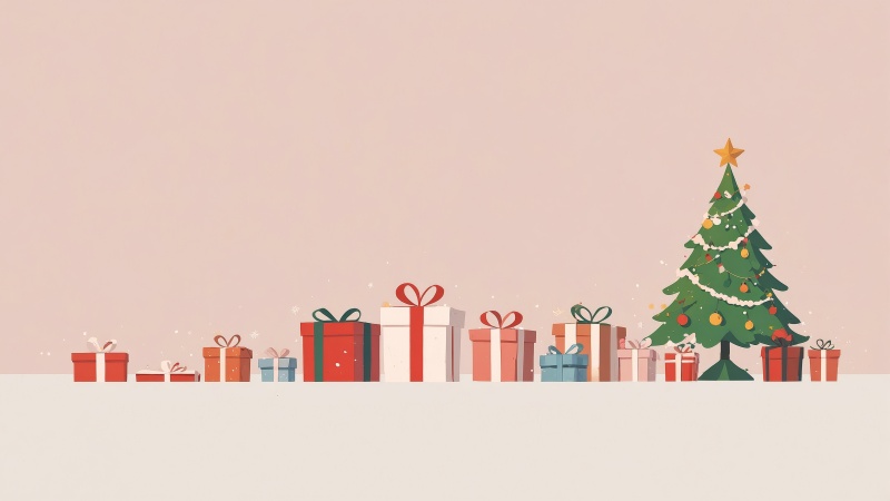 wrapping paper wallpaper, holiday gift, present ideas, background for desktop wallpaper (horizontal)