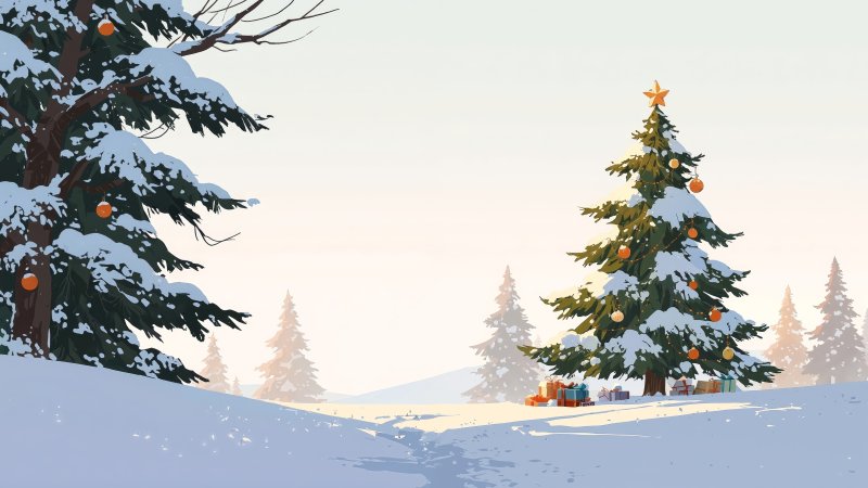 pine cone wallpaper, cozy fireplace, evergreen forest, background for desktop wallpaper (horizontal)