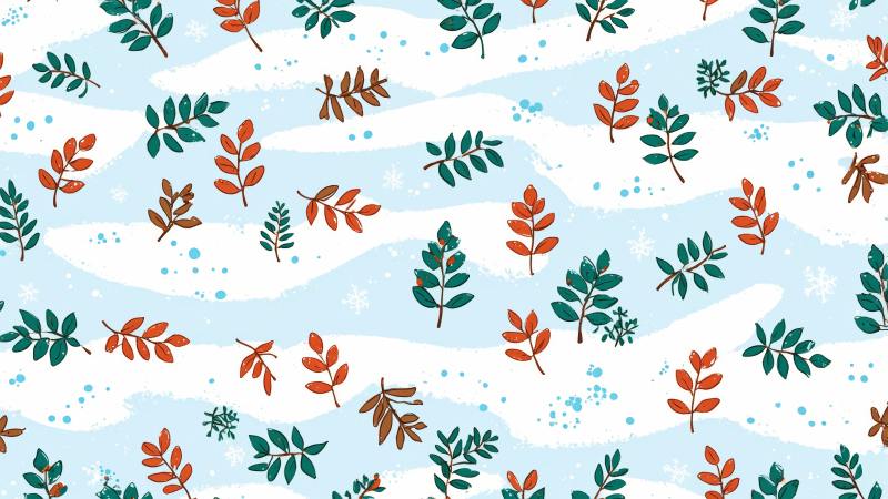 ornaments wallpaper, pine, christmas themes, background for desktop wallpaper (horizontal)