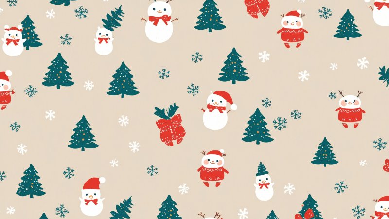 holiday wallpapers wallpaper, nostalgic images, retro holiday decor, background for desktop wallpaper (horizontal)