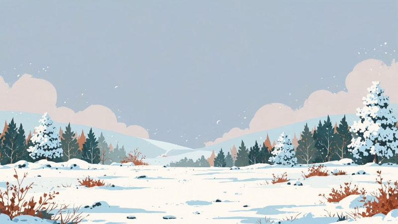 snowy scenes wallpaper, chilly mornings, winter magic, background for desktop wallpaper (horizontal)