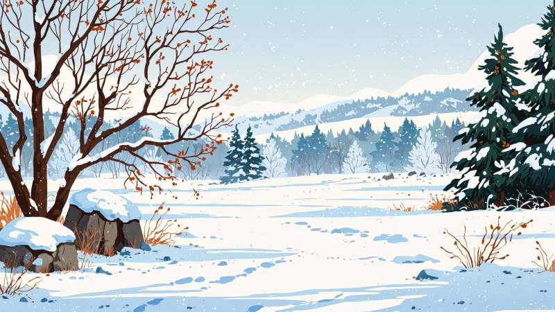 tranquil landscapes wallpaper, hot cocoa, warm beverages, background for desktop wallpaper (horizontal)