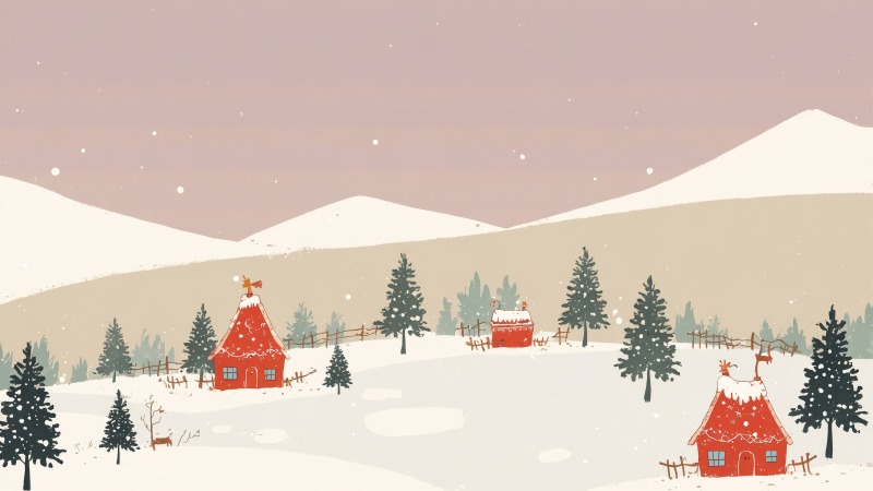 cozy blankets wallpaper, hygge lifestyle, seasonal comfort, background for desktop wallpaper (horizontal)