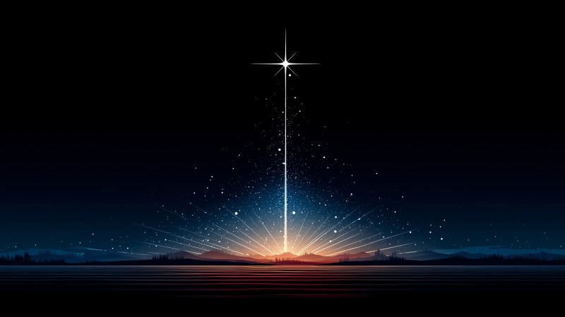 holiday wallpaper, christmas star, star of wonder, background for desktop wallpaper (horizontal)