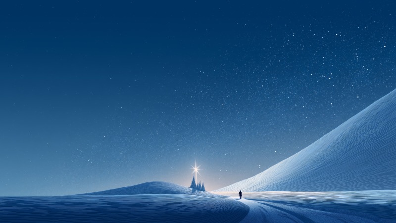 holiday lights wallpaper, magical nights, christmas spirit, background for desktop wallpaper (horizontal)