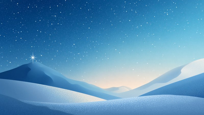 cozy evenings wallpaper, twinkling lights, celestial beauty, background for desktop wallpaper (horizontal)