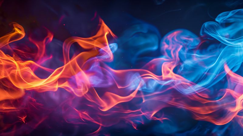 fire wallpaper, intense, flames, background for desktop wallpaper (horizontal)