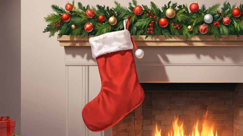 stocking wallpaper, stuffers, christmas ideas, background for desktop wallpaper (horizontal)