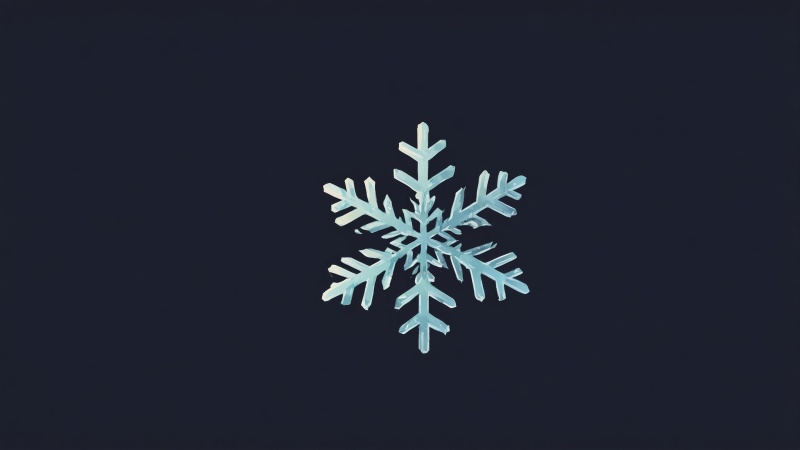 snowflake wallpaper, crystallized, winter pattern, background for desktop wallpaper (horizontal)