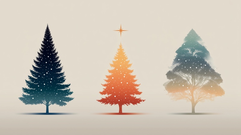 winter tree wallpaper, 4k nature wallpaper, cold weather, background for desktop wallpaper (horizontal)