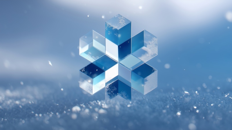 artistic snowflakes wallpaper, serene backgrounds, ethereal imagery, background for desktop wallpaper