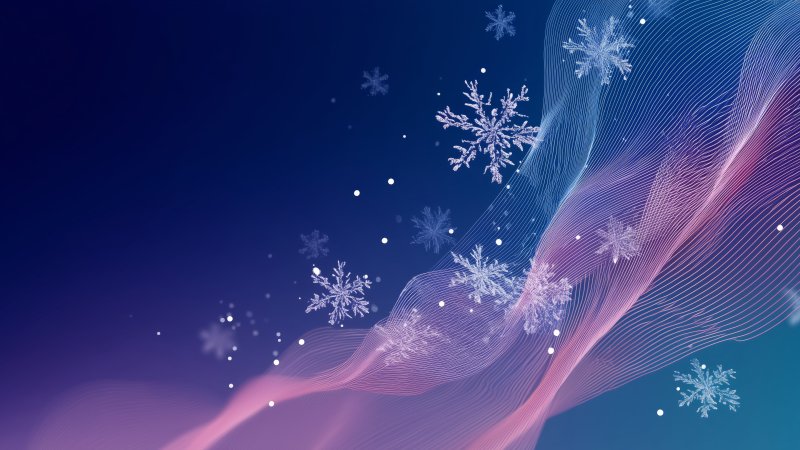 minimalist decor wallpaper, ice crystals, chill vibes, background for desktop wallpaper (horizontal)