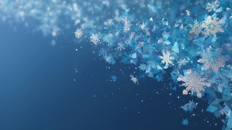 snow patterns wallpaper, minimalistic design, winter aesthetics, background for desktop wallpaper (horizontal)