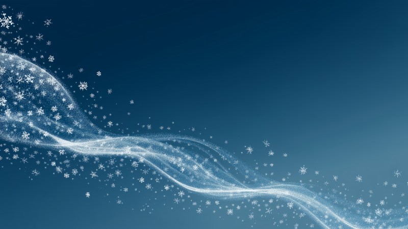 snowflake art wallpaper, winter aesthetics, snowflake patterns, background for desktop wallpaper (horizontal)