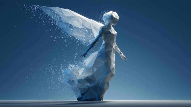 ice art wallpaper, winter fantasy, magical ice, background for desktop wallpaper (horizontal)