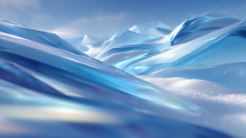 winter patterns wallpaper, crystalline shapes, frosty backgrounds, background for desktop wallpaper (horizontal)