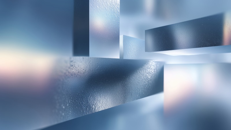 crystalline frost wallpaper, crystalline patterns, abstract nature, background for desktop wallpaper (horizontal)