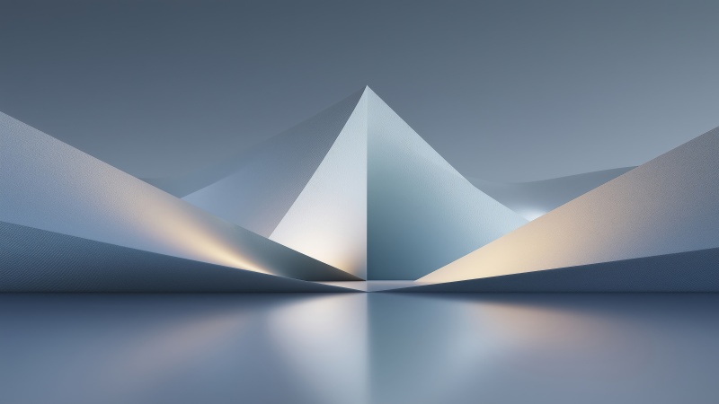 modern abstract wallpaper, minimalist ice, minimalist winter, background for desktop wallpaper (horizontal)