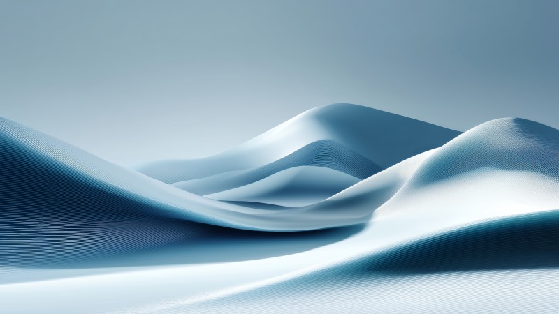 modern abstract wallpaper, minimalist ice, tranquil winter, background for desktop wallpaper (horizontal)