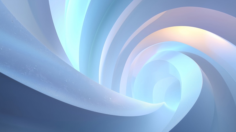 abstract winter wallpaper, fluid shapes, smooth gradient patterns, background for desktop wallpaper (horizontal)