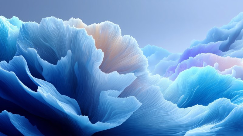 wavy abstract wallpaper, 8k background, fluid art, background for desktop wallpaper (horizontal)