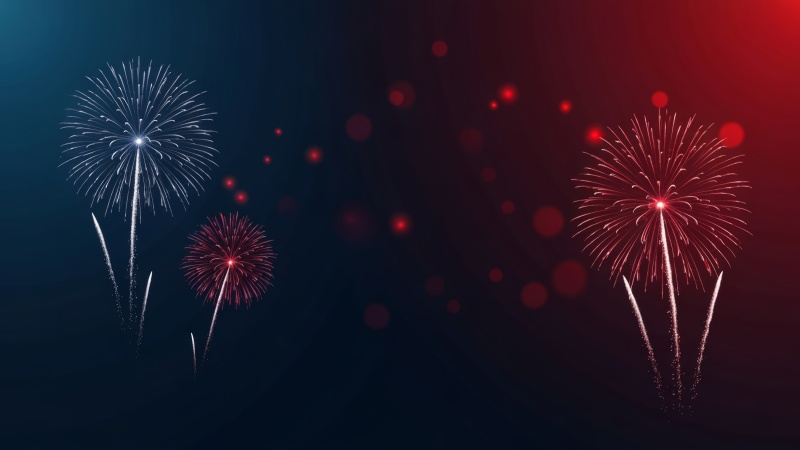 countdown wallpaper, new years eve fireworks, festive celebrations, background for desktop wallpaper (horizontal)