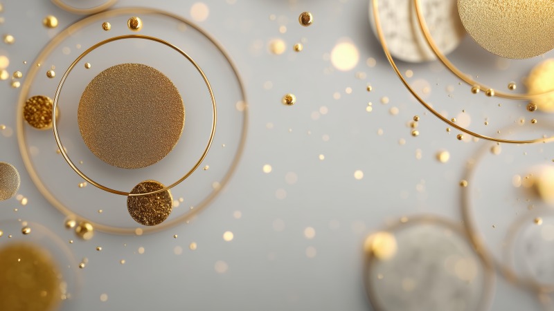 sparkles wallpaper, luxury event, gold accents, background for desktop wallpaper (horizontal)