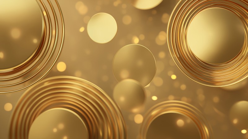 gold confetti wallpaper, sparkling champagne, elegant attire, background for desktop wallpaper (horizontal)