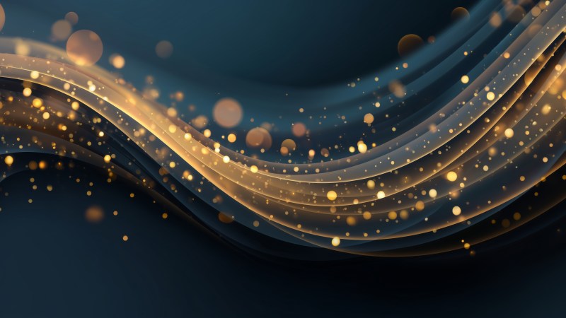 festive celebrations wallpaper, sparkling champagne, gold glitter, background for desktop wallpaper (horizontal)