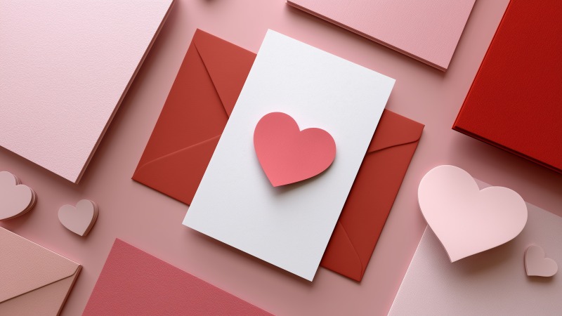 heartfelt message wallpaper, sweet surprise, diy valentine, background for desktop wallpaper (horizontal)