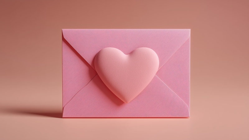 love note wallpaper, diy valentine, surprise gift, background for desktop wallpaper (horizontal)