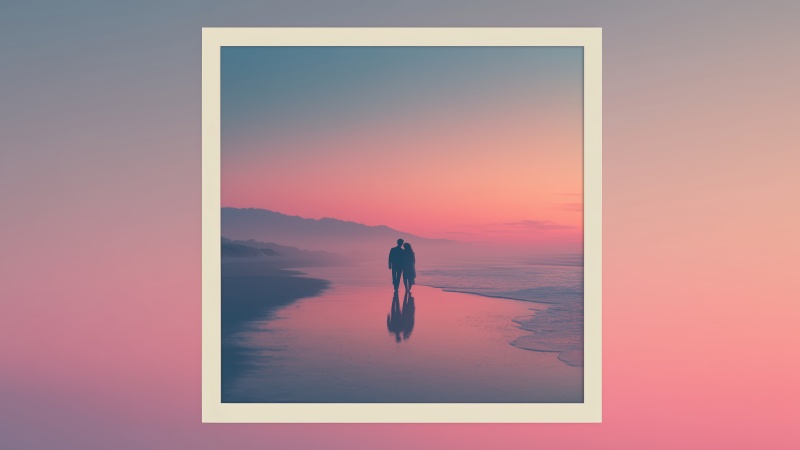 dreamy aesthetics wallpaper, nostalgic pictures, soft focus, background for desktop wallpaper (horizontal)