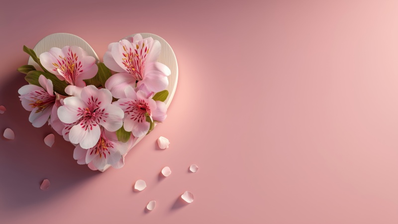 romantic flowers wallpaper, sentimental gifts, flower bouquet, background for desktop wallpaper