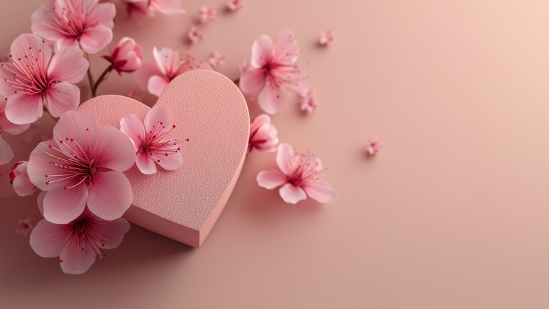 sweet surprises wallpaper, heartfelt presents, pastel hearts, background for desktop wallpaper