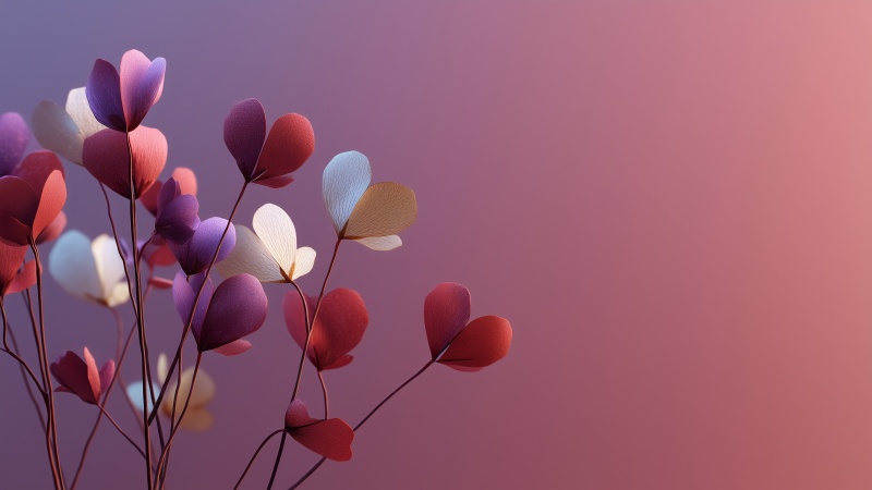 valentine flowers wallpaper, celebration ideas, heartfelt gifts, background for desktop wallpaper (horizontal)