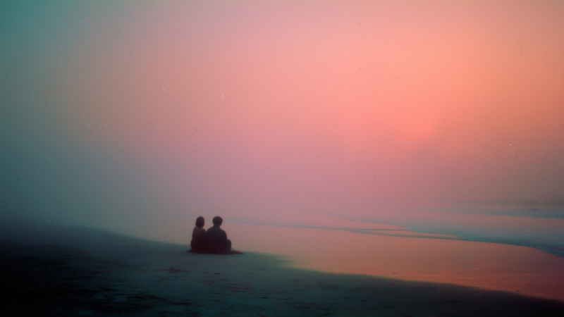 romantic beach wallpaper, seaside escape, coast, background for desktop wallpaper