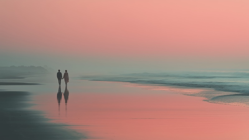 coastal getaway wallpaper, peaceful waters, couples retreat, background for desktop wallpaper