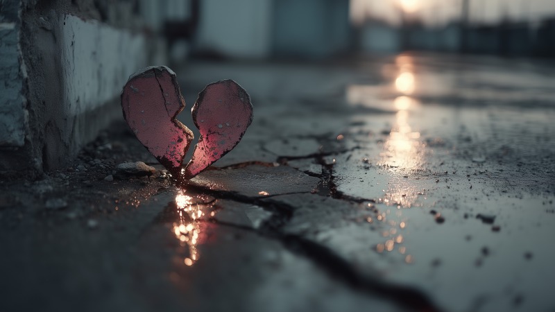 heartache wallpaper, loneliness, broken heart, background for desktop wallpaper (horizontal)