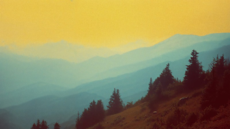 hiking trail wallpaper, serenity, scenic mountains, background for desktop wallpaper (horizontal)