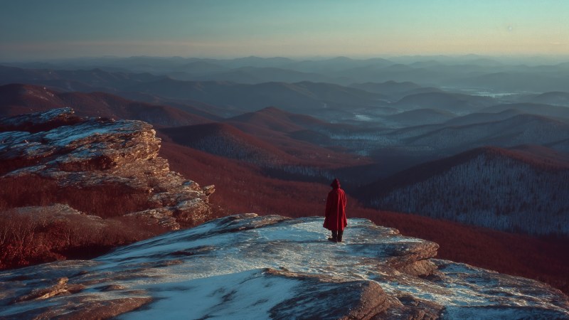 mindful wallpaper, mountain landscape, nature exploration, background for desktop wallpaper (horizontal)
