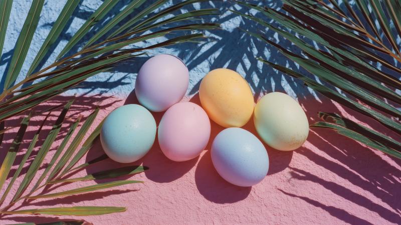 springtime fun wallpaper, seasonal crafts, joyful moments, background for desktop wallpaper